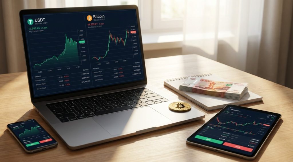 Secrex.io: сравнение обмена USDT и Bitcoin на рубли